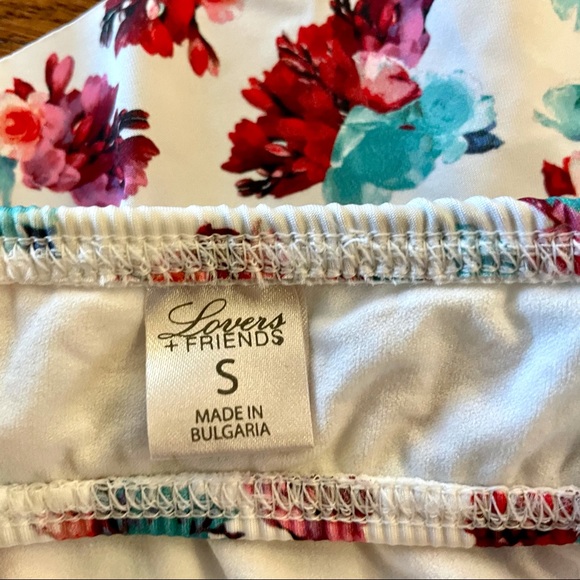 New Lovers + Friends Flower Halter Bikini Top - Picture 4 of 5